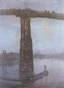 James Abbott McNeil Whistler Old Battersea Bridge (mk19) USA oil painting artist
